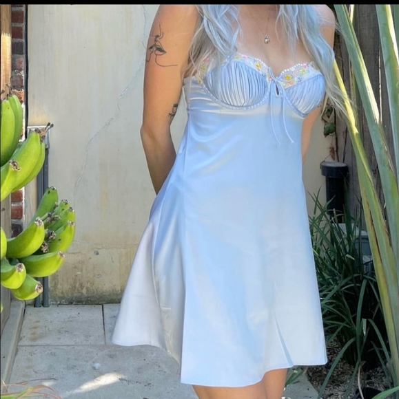 FOR LOVE & LEMONS PALOMA BLUE DRESS